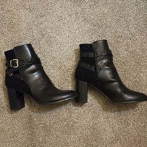 H&M black booties size 10